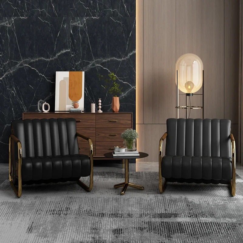 Interior Design Kitchen And Living Room - Poltrona Relax di Design Mid-century, Trasparente,