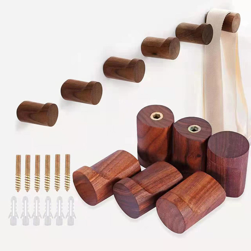 Interior Design Home - Gancio in legno di faggio noce