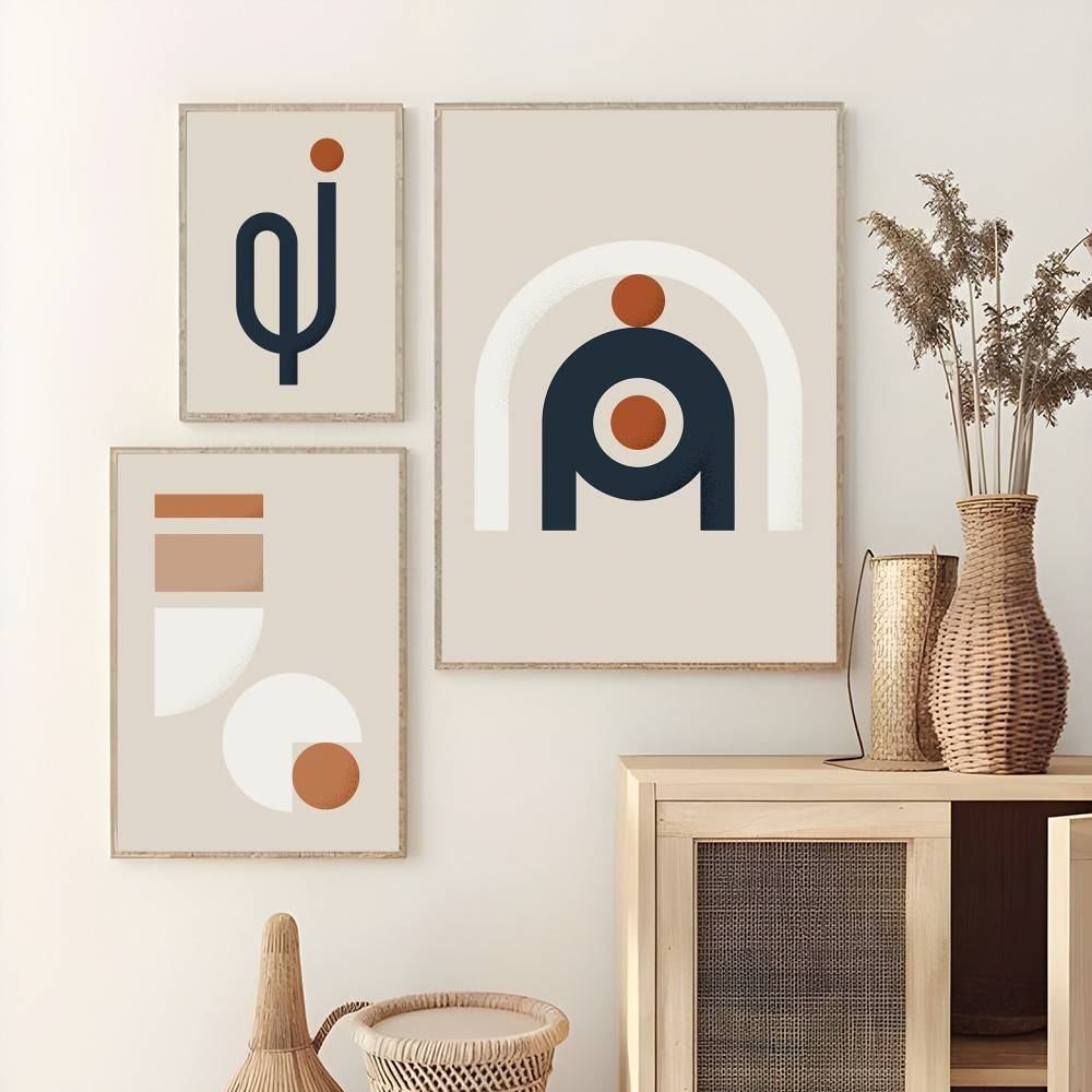 Interior Design Warm - Linea calda Design a colori Poster