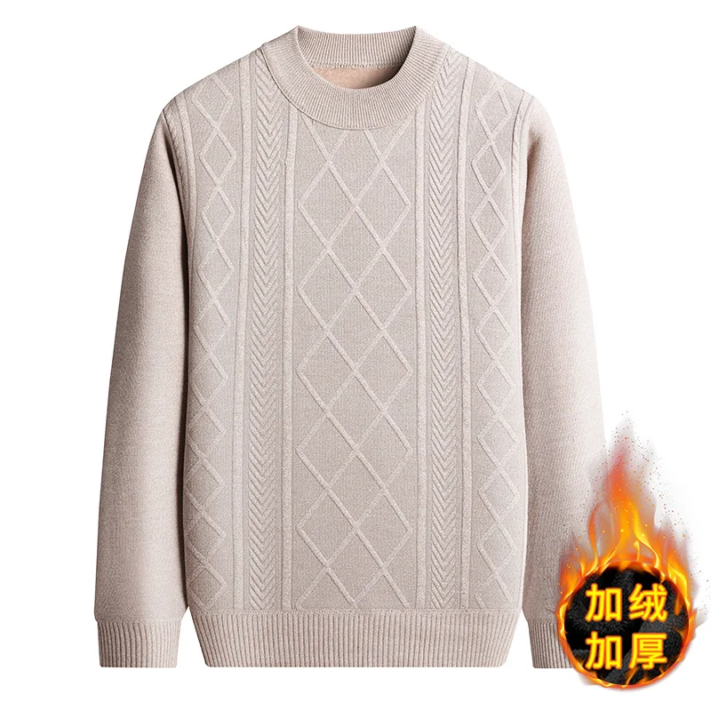 Interior Design Warm - Maglione da Uomo per Climi Freddi,