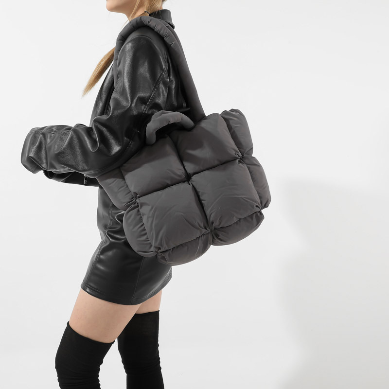 Interior Design Warm - Borsa tote morbida imbottita alla moda