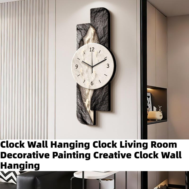 Interior Design Kitchen And Living Room - Orologio da Parete Moderno Silenzioso per