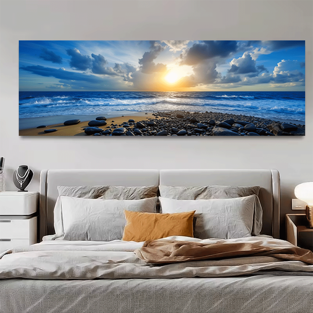 Interior Design Home - 1PC-Poster su tela senza cornice, tramonto