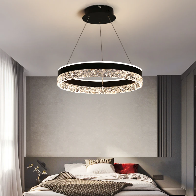 Interior Design Kitchen And Living Room - Lampada a sospensione moderna a LED