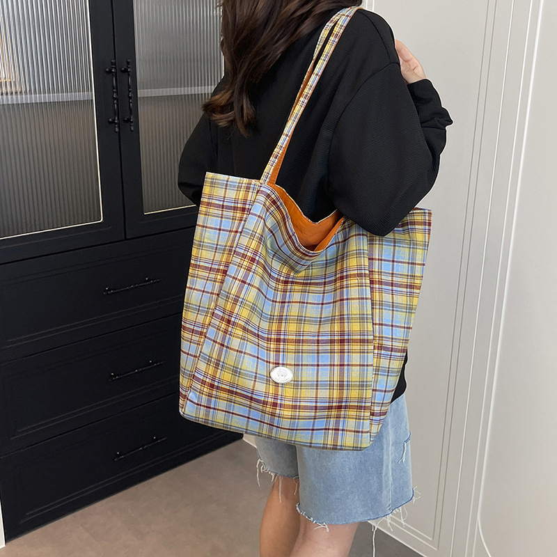 Interior Design Class - Borsa tote scozzese per donna Borse