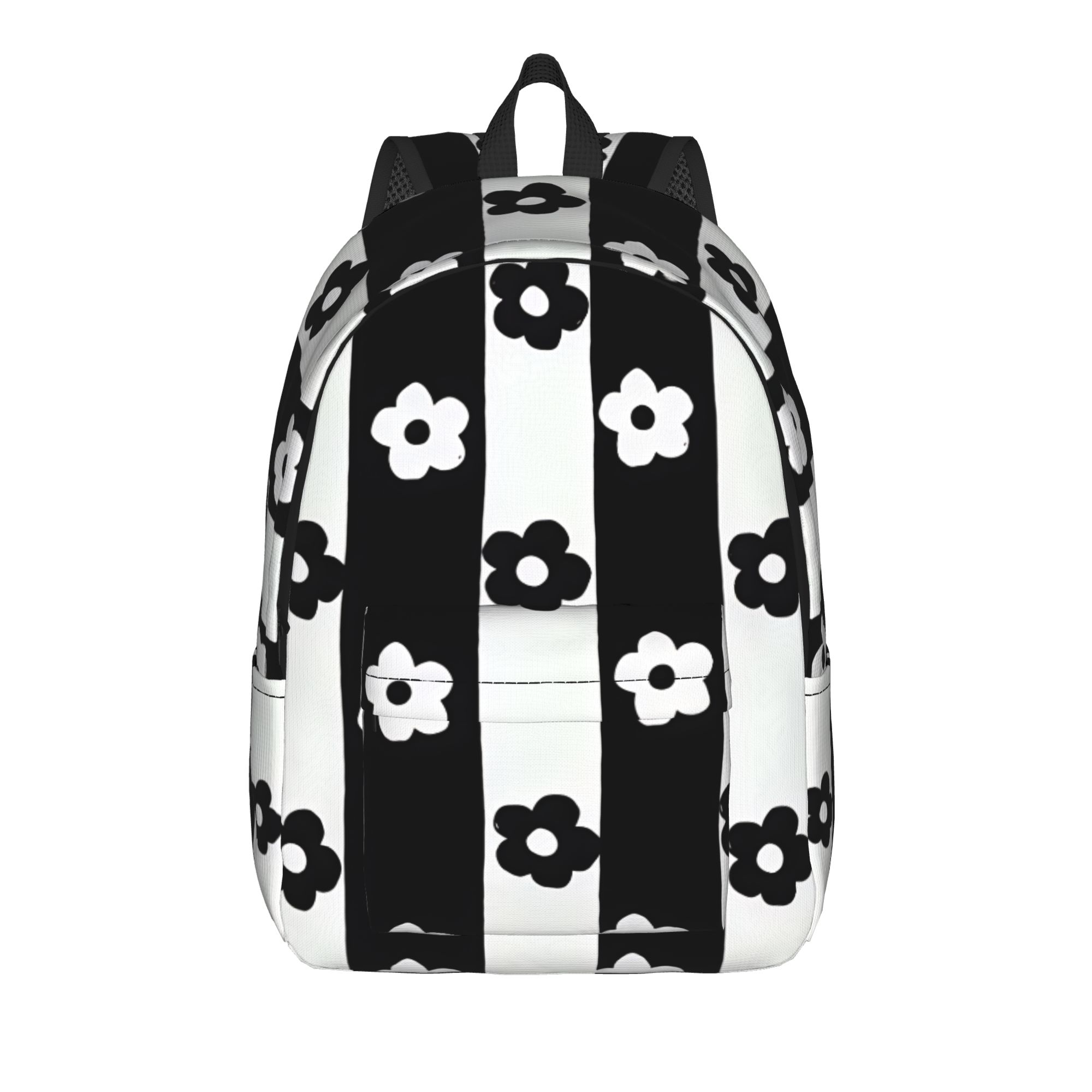 Interior Design Monochrome - Zaino Monocromatico a Righe con Motivo