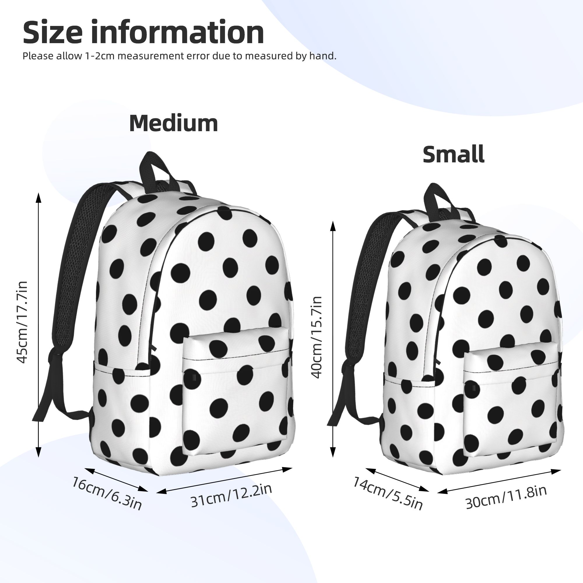 Zaino Monocromatico a Pois, Za - Interior Design Monochrome recensione e prezzo