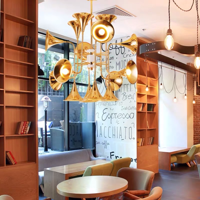 Lampada a sospensione a tromba - Interior Design Kitchen And Living Room recensione e prezzo